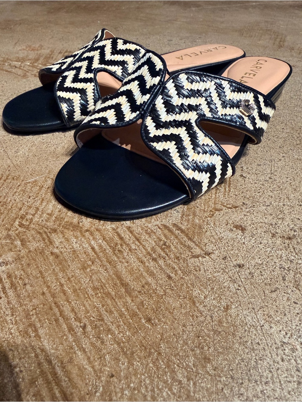 Carvela Chevron Sandals